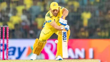 MS Dhoni OUT