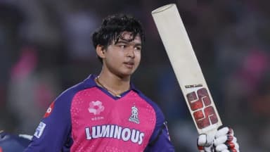 RR player Vaibhav Suryavanshi