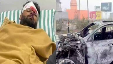 rishabh pant accident