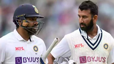rohit sharma and pujara