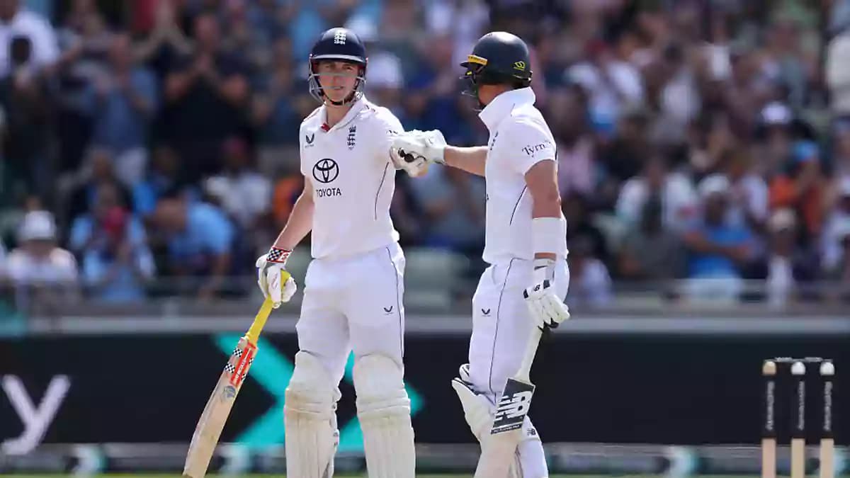 Harry Brook and Jamie Smith partnership
