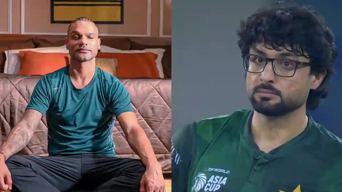 Abrar Ahmed challenges Shikhar Dhawan