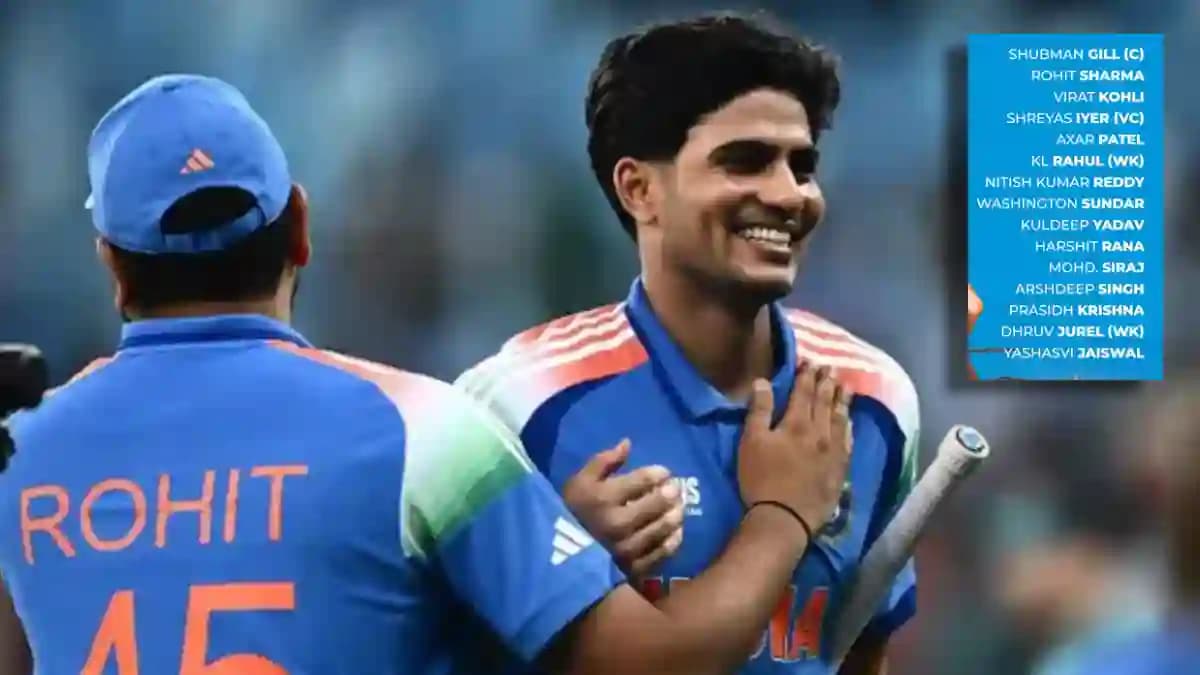 shubman gill india squad