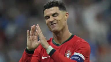 Cristiano Ronaldo sad