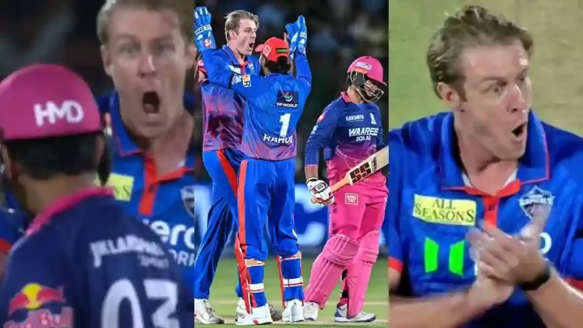  சூர்யவன்ஷி விக்கெட்டை ஆக்ரோஷமாக கொண்டாடிய  ஜேமிசன்! BCCI எச்சரிக்கை!