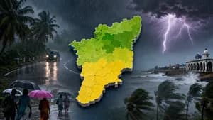 பலத்த காற்று இடியுடன் மழைக்கு வாய்ப்பு! வானிலை மையம் அலர்ட்!