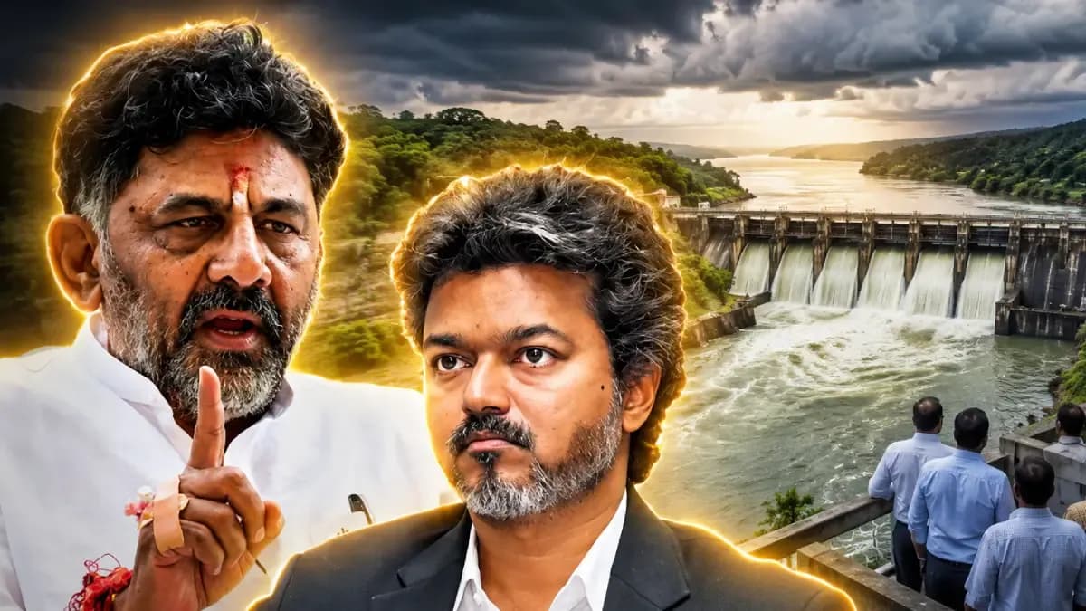 தமிழகத்திற்கு தண்ணீர் இல்லை...முதல்வர் விஜய் இங்க வரவேண்டாம் - டி.கே.சிவக்குமார்
