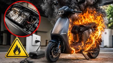 எலக்ட்ரிக் ஸ்கூட்டரில் தீ விபத்து ஏன் நடக்கிறது? பாதுகாப்பாக பயன்படுத்த முக்கிய டிப்ஸ் தெரிஞ்சிக்கோங்க!