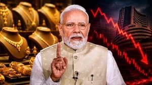 'தேவையில்லாமல் தங்கம் வாங்காதீங்க'.. பிரதமர் மோடியால் நகை நிறுவன பங்குகளில் அதிரடி சரிவு