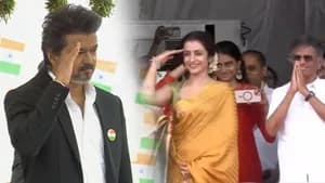 சுதந்திர தின விழாவில் விஜய்... முதல் வரிசையில் த்ரிஷா!