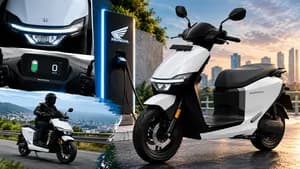145 கி.மீ ரேஞ்ச்... 2 மணி 40 நிமிடத்தில் 80% சார்ஜ்! வந்தாச்சு Honda QC3 EV ஸ்கூட்டர்!