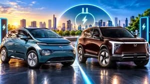 2026-ல் இந்தியாவை கலக்கும் 2 Electric Cars! MG Windsor EV, Mahindra XEV 9S-ன் ஸ்பெஷல் என்ன ? 