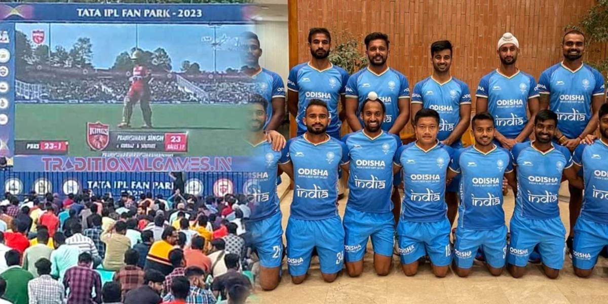 Asian Hockey Champions trophy fans park