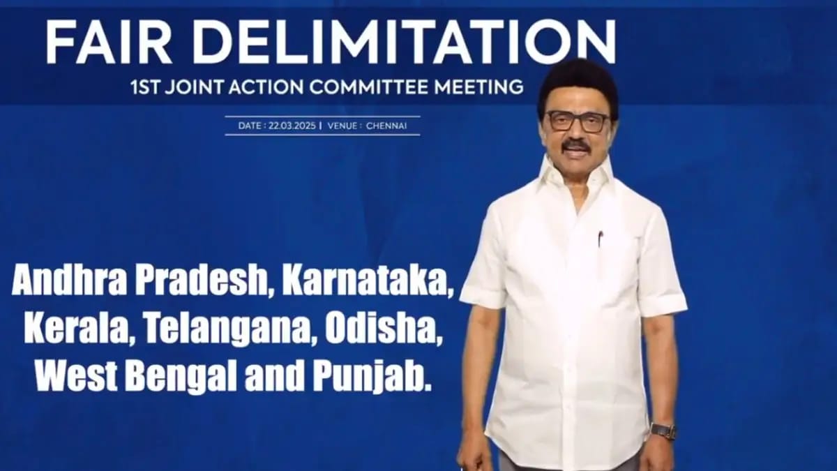 TN CM MK Stalin say about Fair Delimitation
