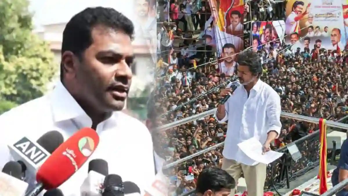 Aadhav Arjuna karur issue