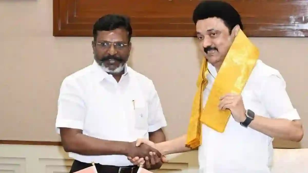 mk stalin Thirumavalavan