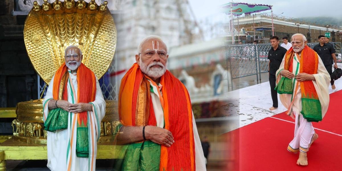 PM Modi visited Tirupati temple