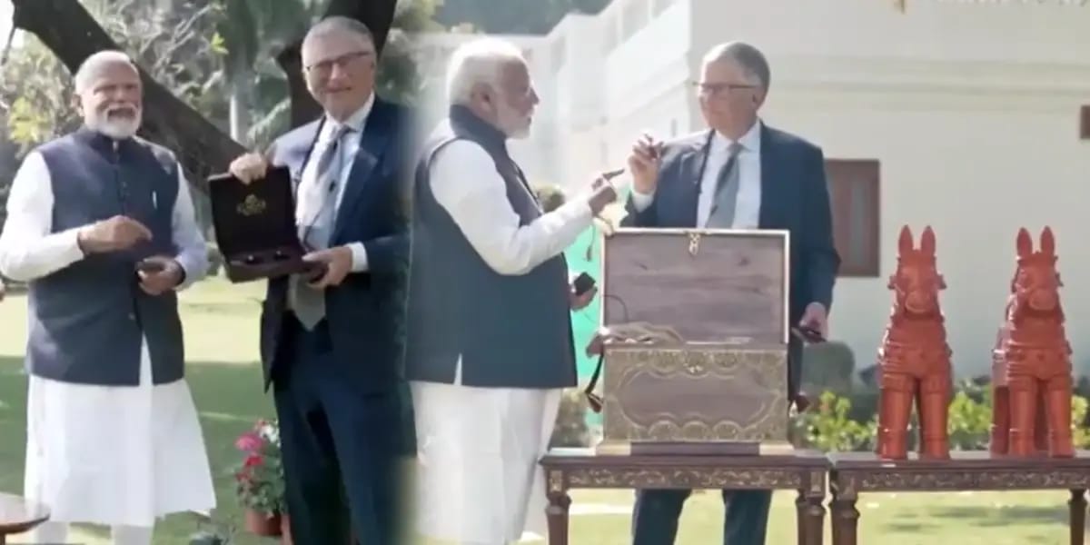 PM Modi - Bill Gates