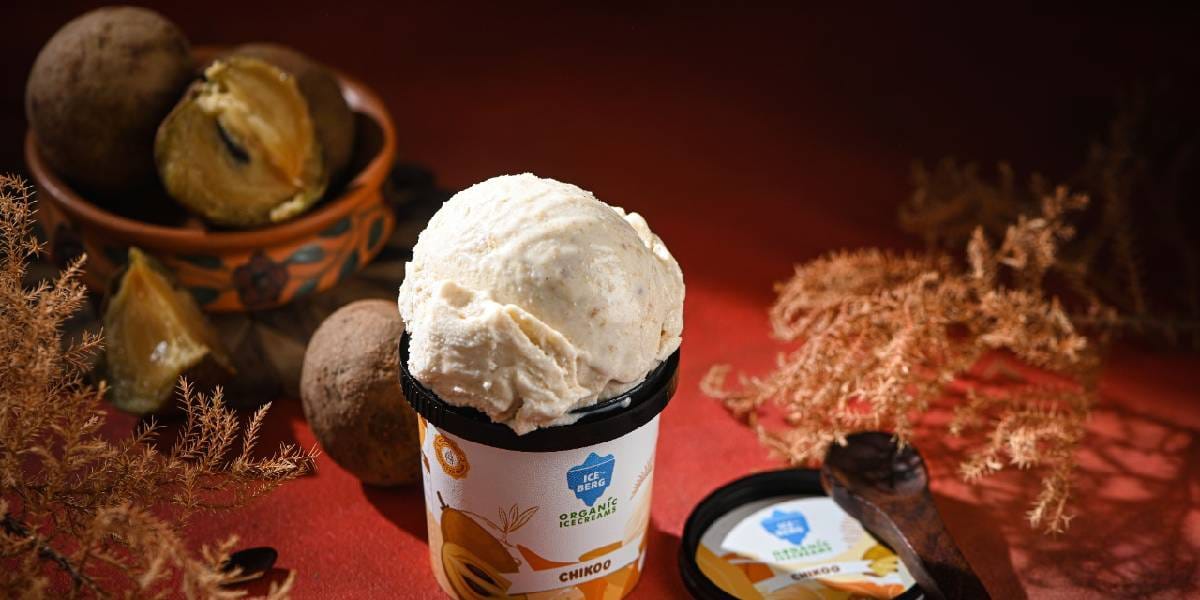 sapota ice cream 1