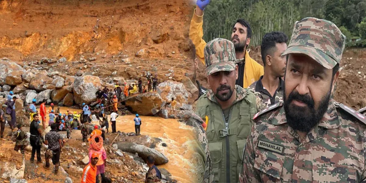 Actor Mohanlal donated 3 crore rupees for Wayanad landslide Rescue