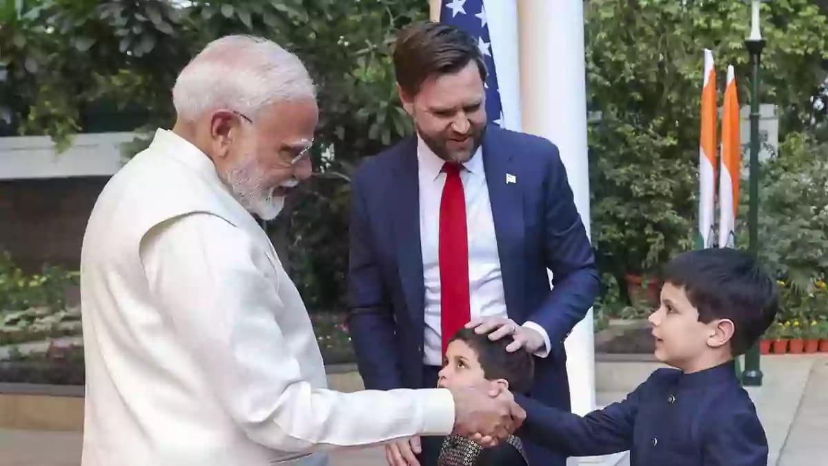 JDVance MEET PM MODI