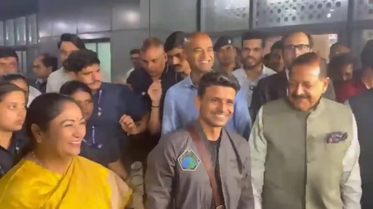 Shubhanshu Shukla delhi