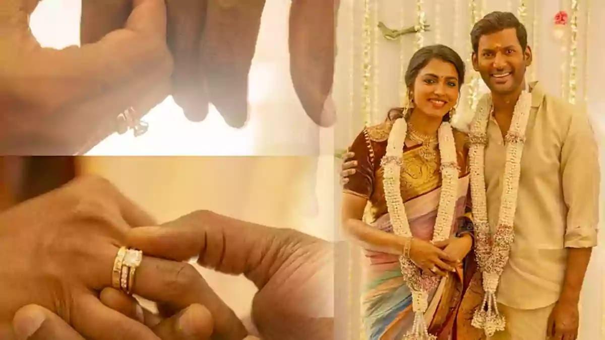 Vishal - Sai Dhanshika - engagement