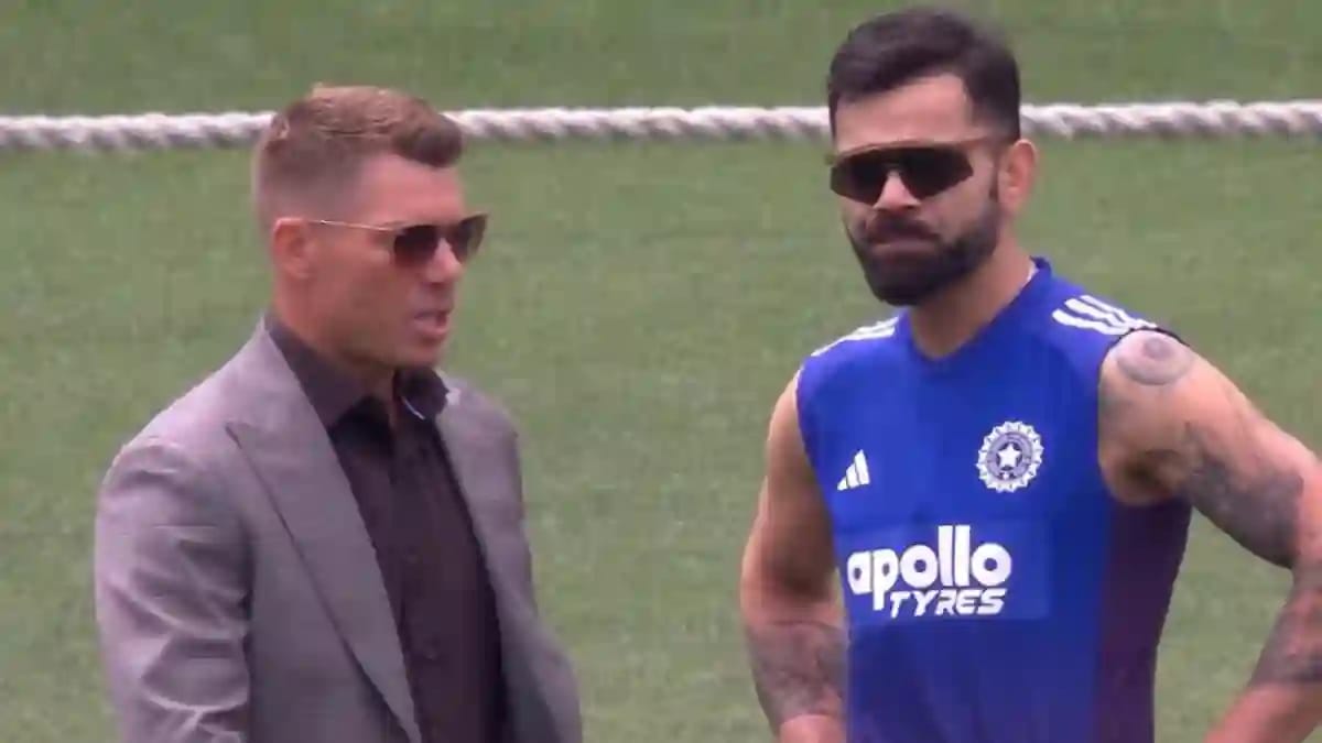 david warner and virat kohli