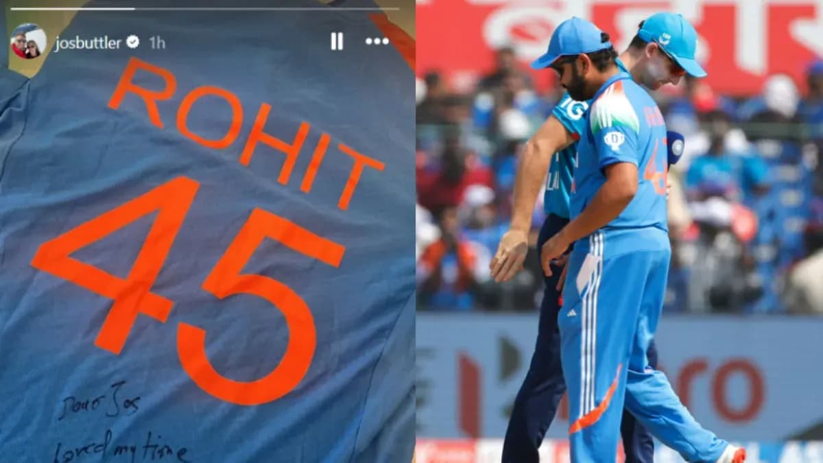 இந்த ஜெர்சியை வாழ்நாள் முழுவதும் பாதுகாப்பேன்..பட்லருக்கு பரிசு கொடுத்த ரோஹித்!