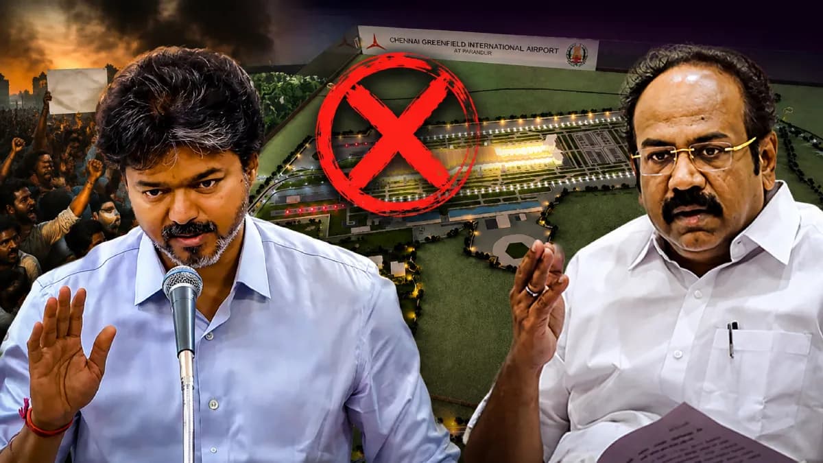 பரந்தூர் விமான நிலைய திட்டம் ரத்து! தங்கம் தென்னரசு கேட்ட சரமாரி கேள்விகள்!