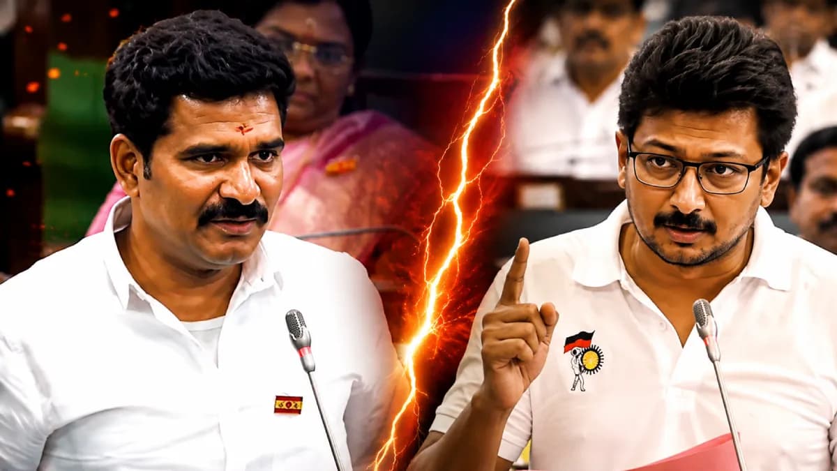 கரூர் கம்பெனி vs சங்கி அமைச்சர்...நிர்மல் குமார்-உதயநிதி ஸ்டாலின் இடையே வார்த்தைப் போர்!