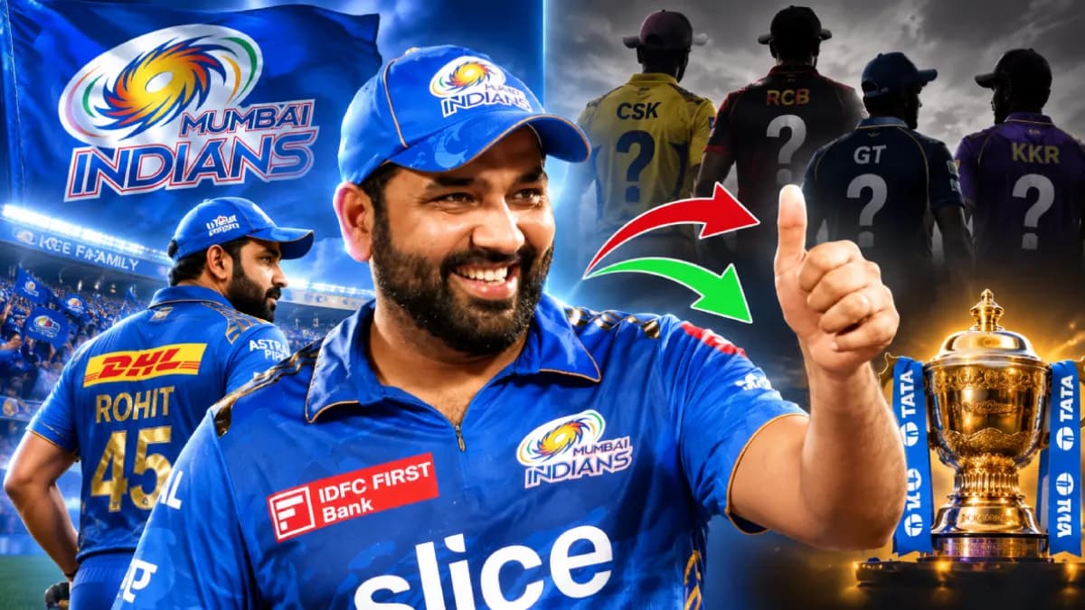 மும்பை ஜெர்சியை மாற்றப் போகிறாரா ரோஹித்? அவரே சொன்ன பதில்!