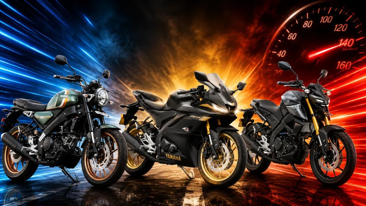 50 KM மைலேஜ் முதல் 140 ஸ்பீடு...இந்த 3 Yamaha பைக்குகளில் எது உங்களுக்கு பெஸ்ட்!