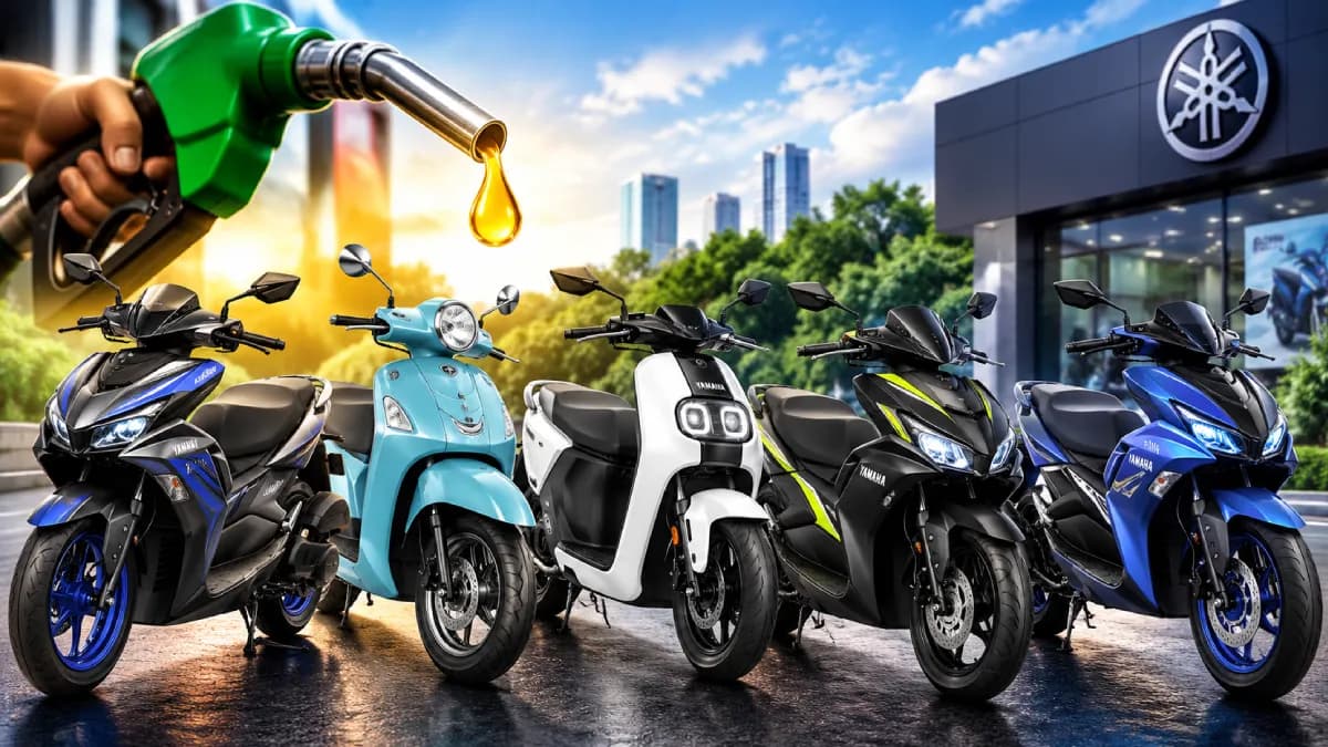 பெட்ரோல் செலவை குறைக்கணுமா? 52 கி.மீ வரை மைலேஜ் தரும் Yamaha ஸ்கூட்டர்கள்!
