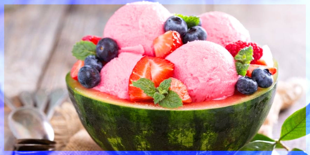 ice cream watermelon