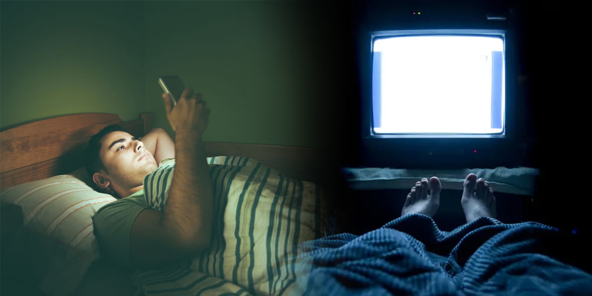 sleeping no tv phone