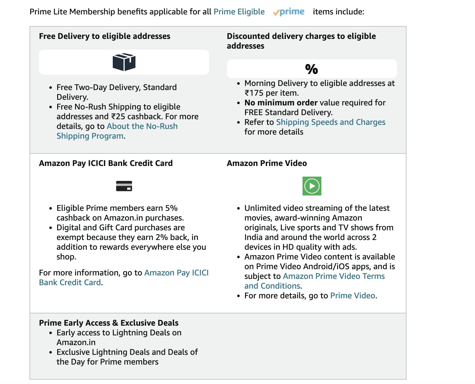 Amazon Prime Lite