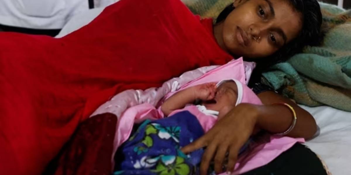 Child birth at Bibarjar storm