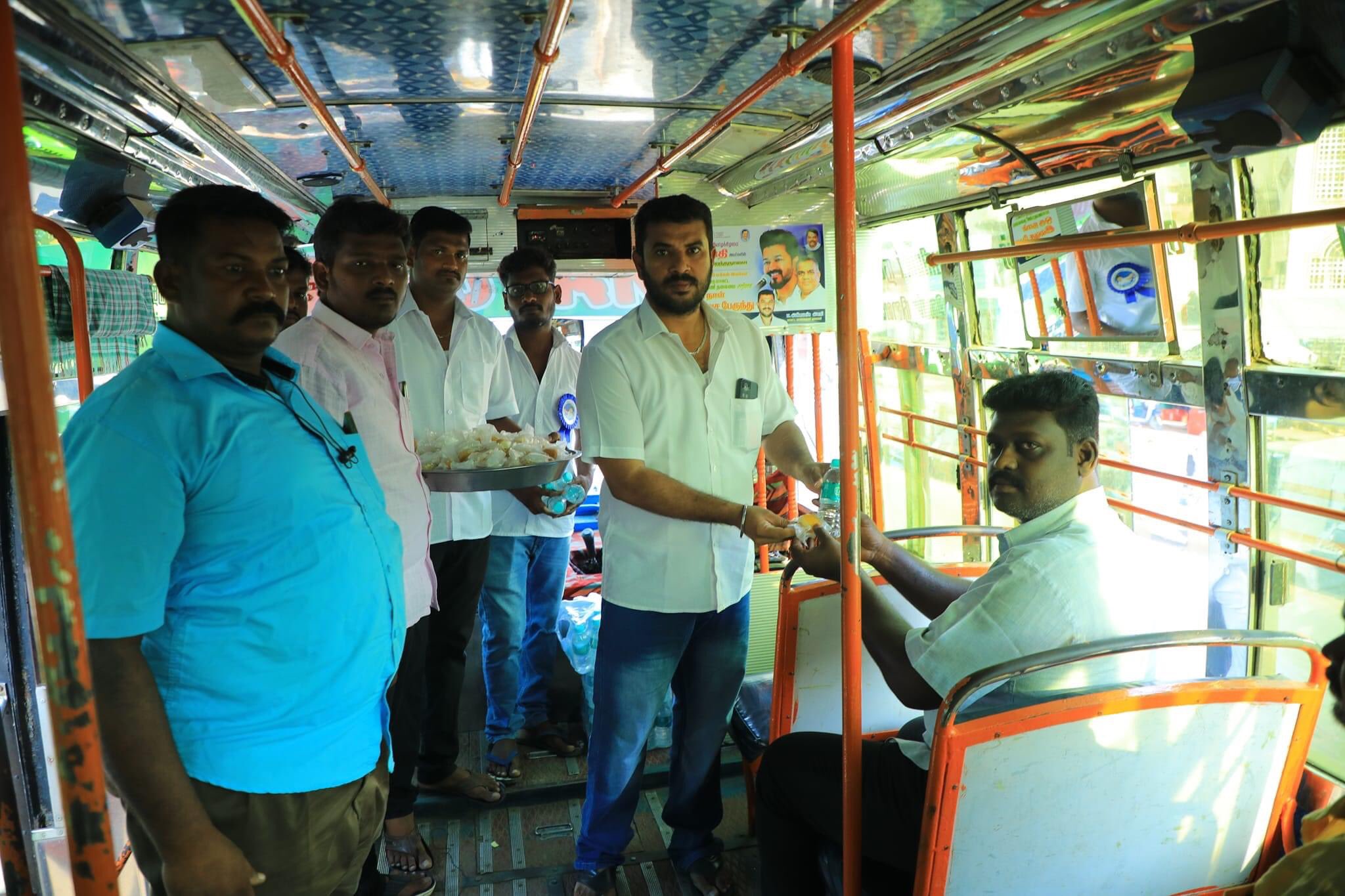 HBDThalapathyVIJAY - free bus