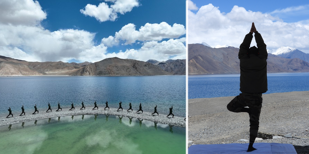 Indian Army Yoga at Ladakh