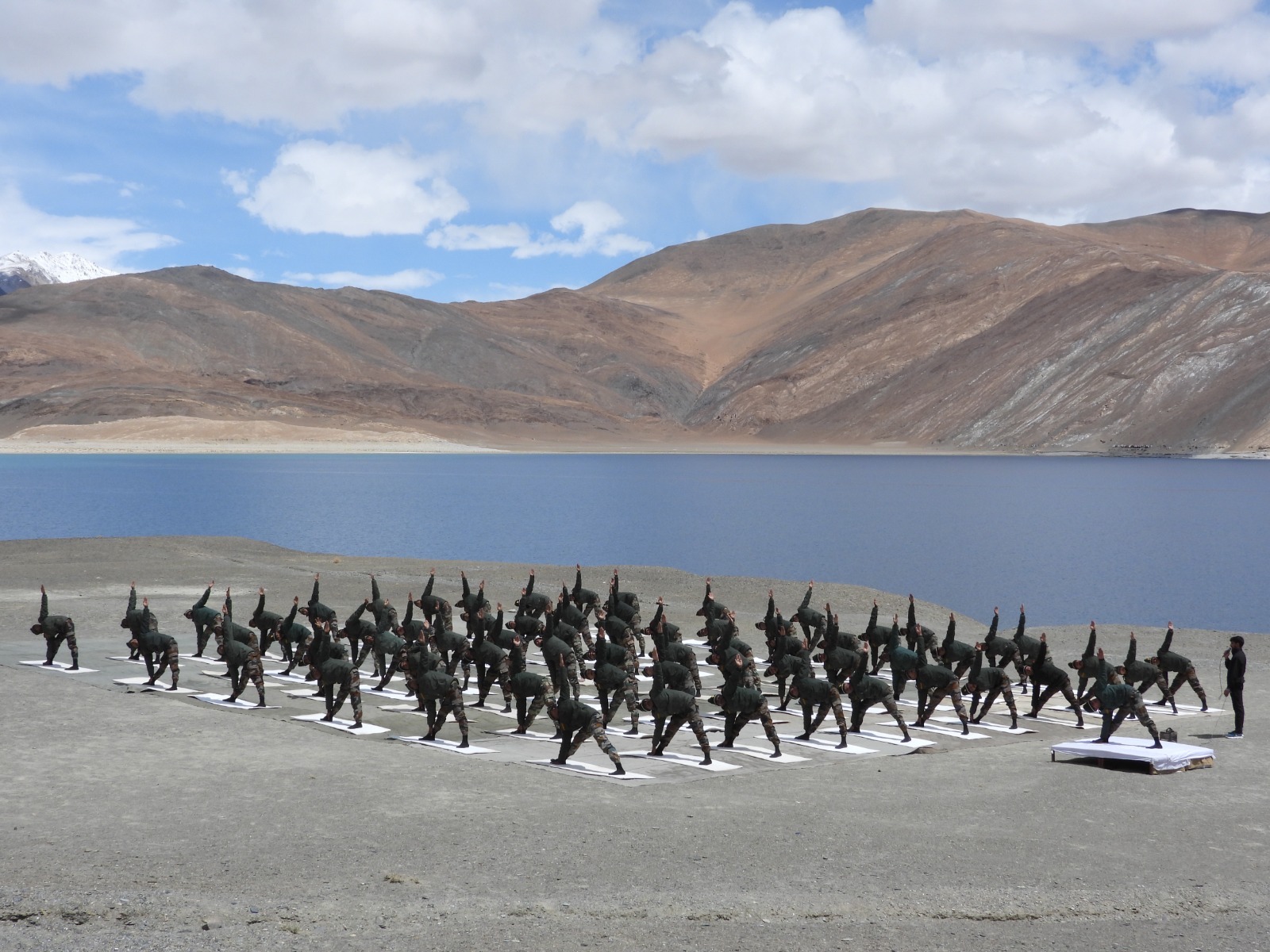 Indian Army Yoga at Ladakh