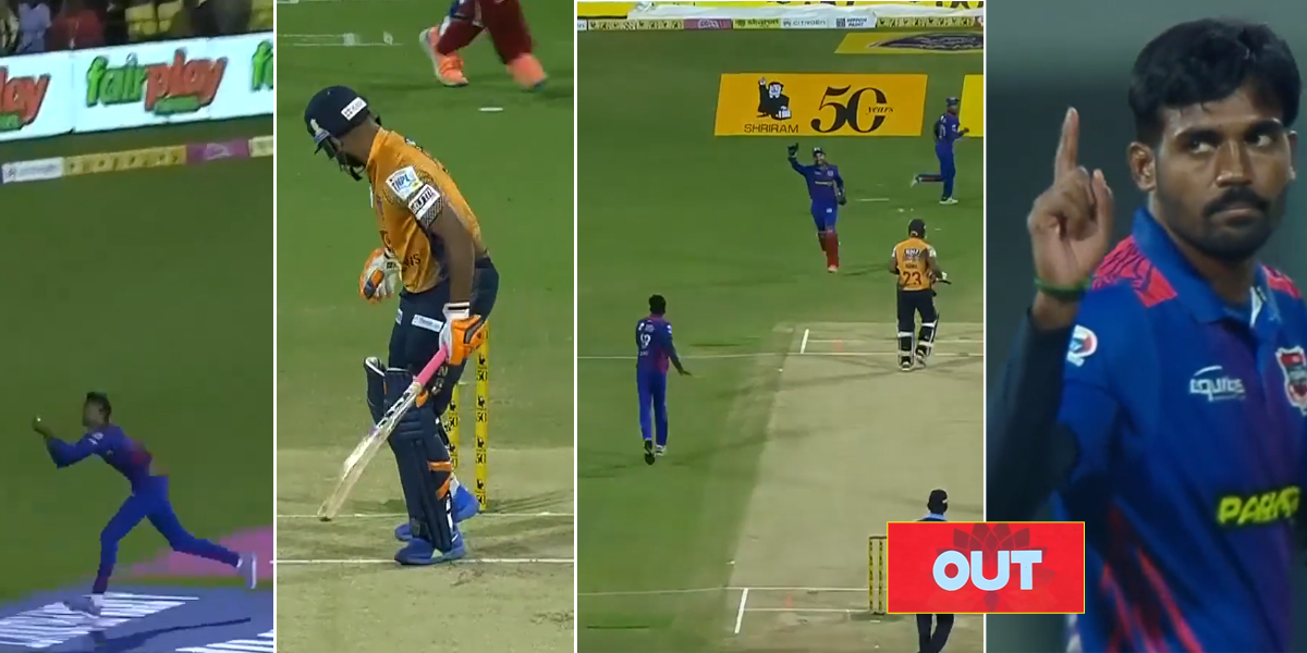 TNPL's first 5-fer Bhuvaneswaran
