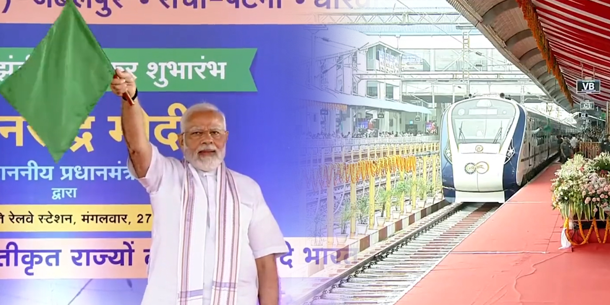 VandeBharatExpress FlagsOff