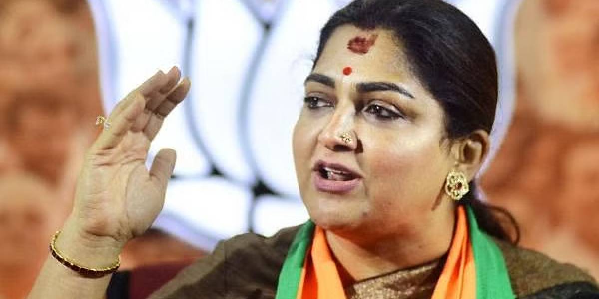 Kushbu Condemns mv