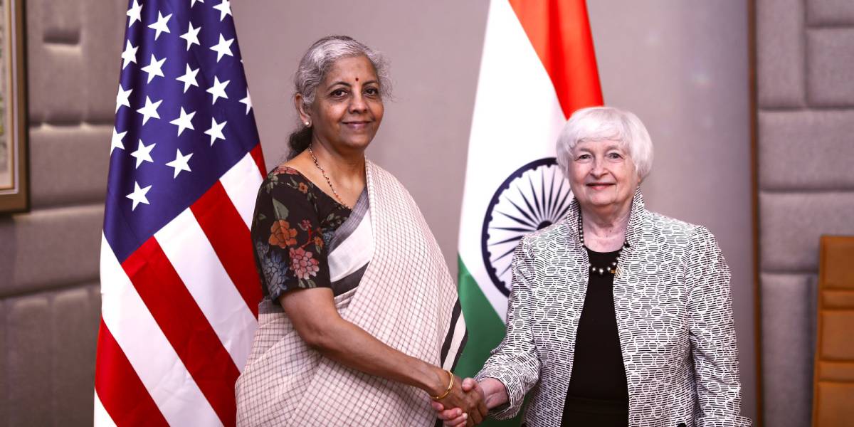 Nirmala Sitharaman and Janet Yellen