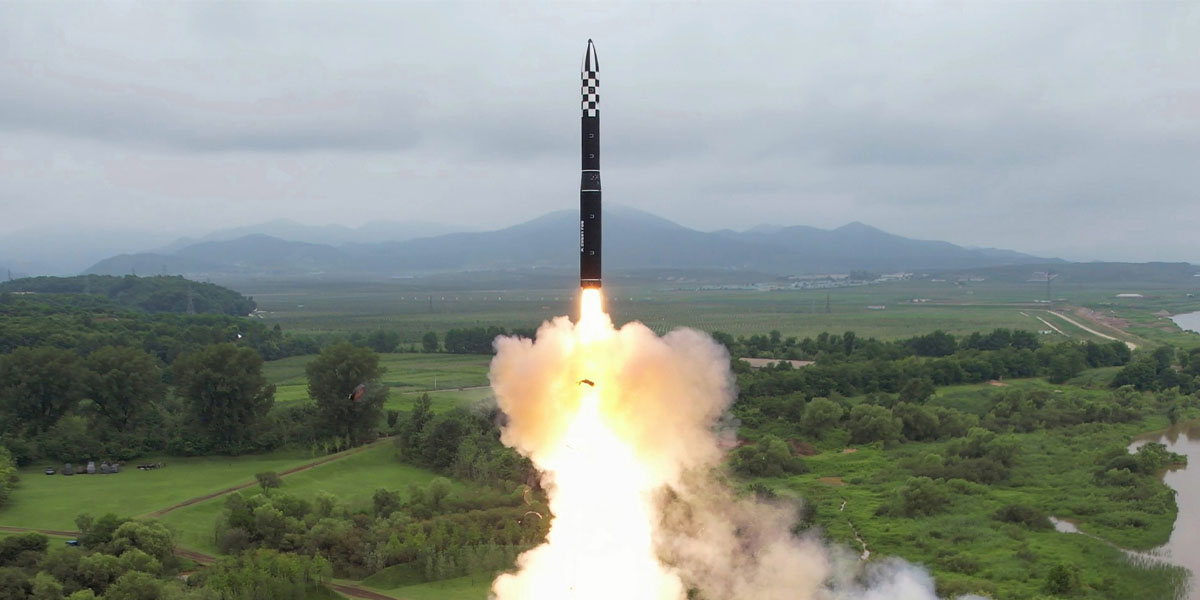 North Korea missile test