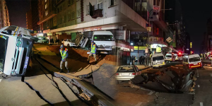 Underground gas explosion