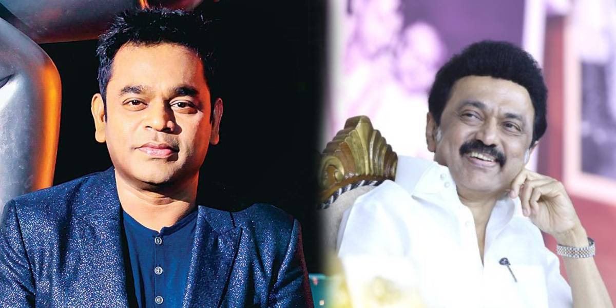 AR Rahman - Tamilnadu CM MK Stalin