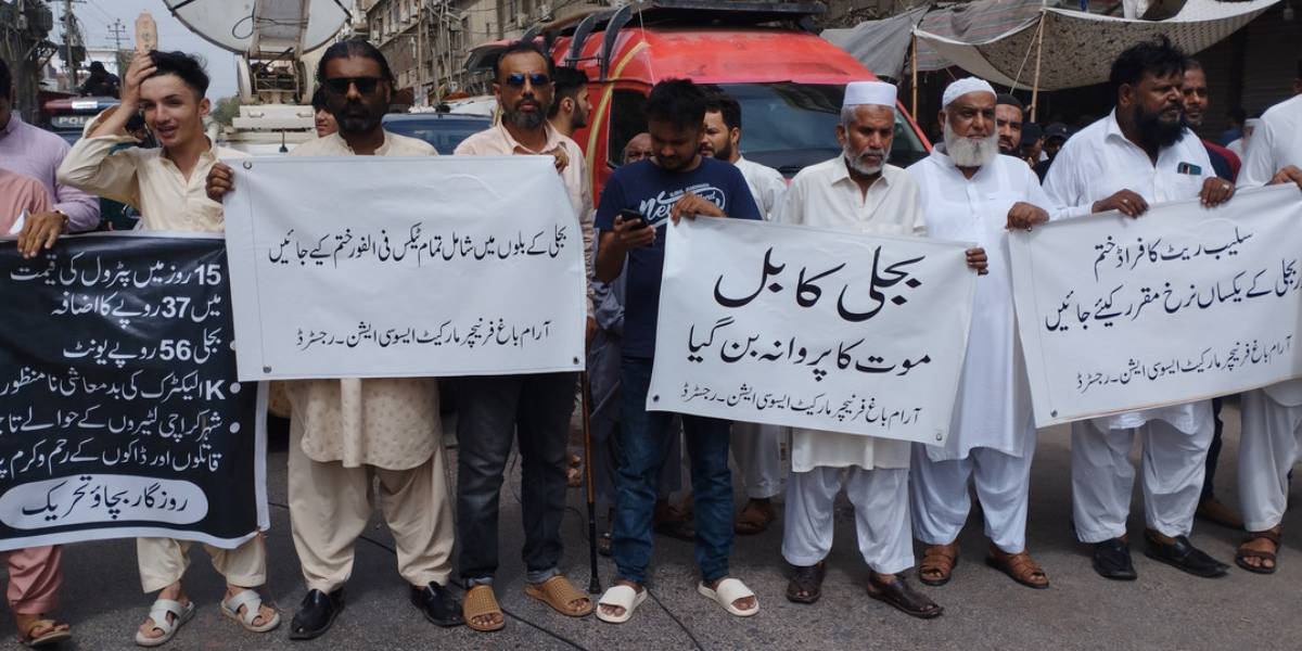 Pakistan Traders Protest