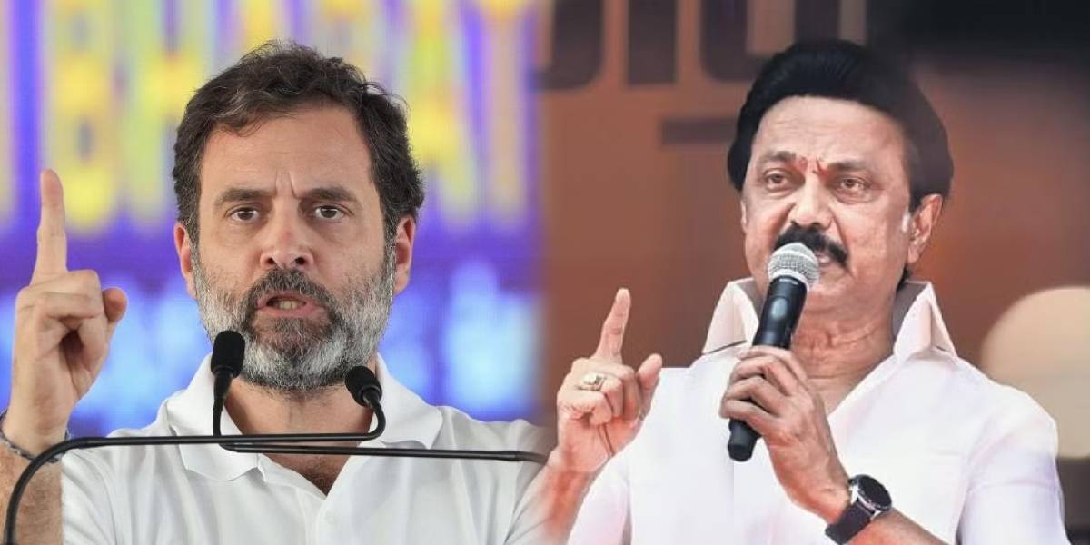 Rahulgandhi, Former Congress Leader - Tamilnadu Chief minister MK Stalin